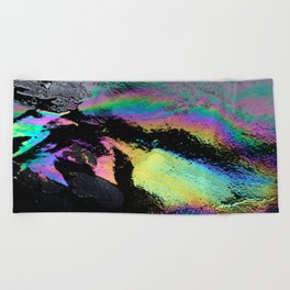 Water and Oil Beach Towel