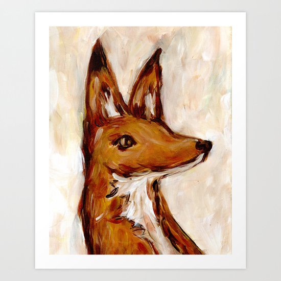 A Fox Named Horatio Art Print