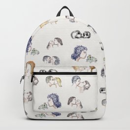 Besos Backpack | People, Drawing, Kiss, Love, Digital, Graphite, Frog, Prince 