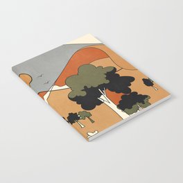 Wild Abstract Landscape 1 Notebook