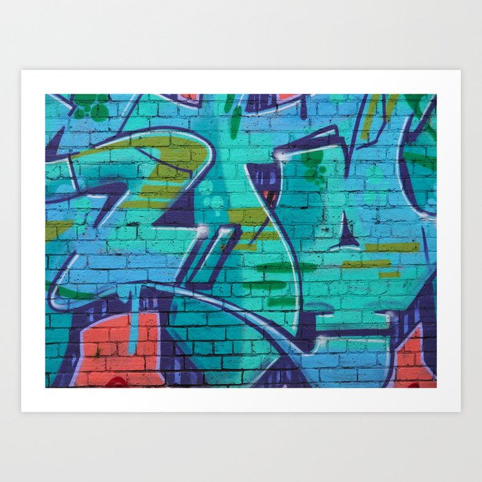 Fitzroy Another Brick In The Wall Art Print By Mimik Society6