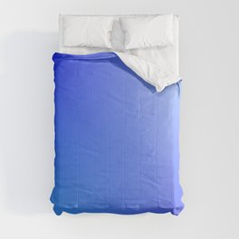 27 Blue Gradient 220506 Aura Ombre Valourine Digital Minimalist Art Comforter