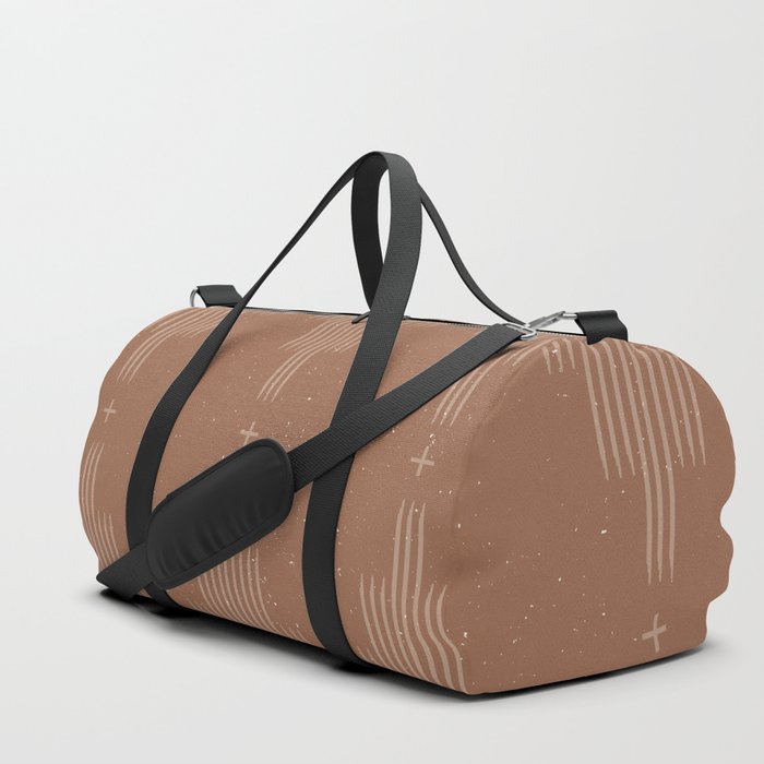 Southwestern Minimalist - Camel Brown Duffle Bag