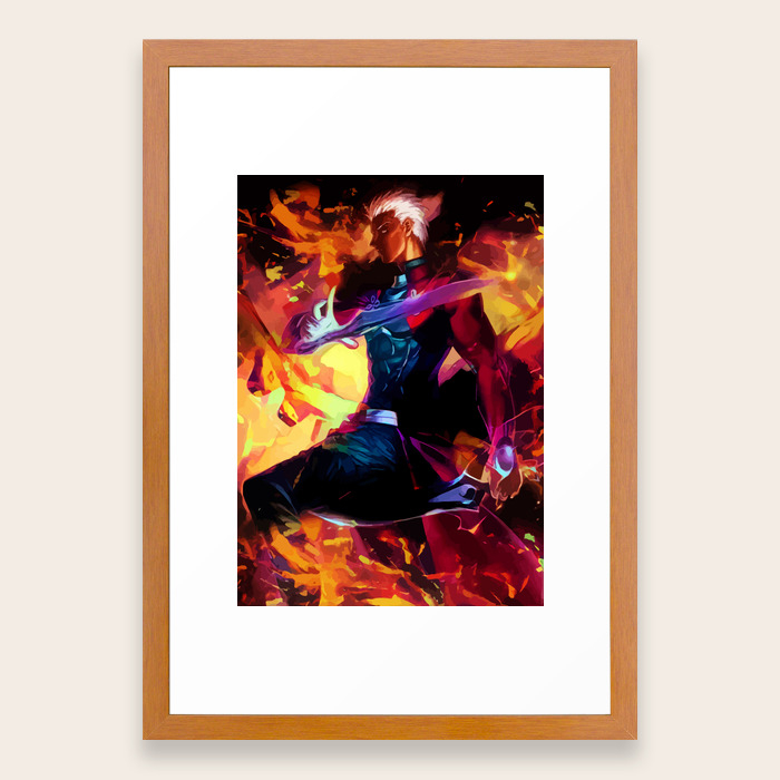 Neon Archer Emiya Framed Art Print By Hustlart Society6 Traducción de mini comics historietas doujinshi entre otras cosas divertidas y zukulenthas de fate y. neon archer emiya framed art print by hustlart