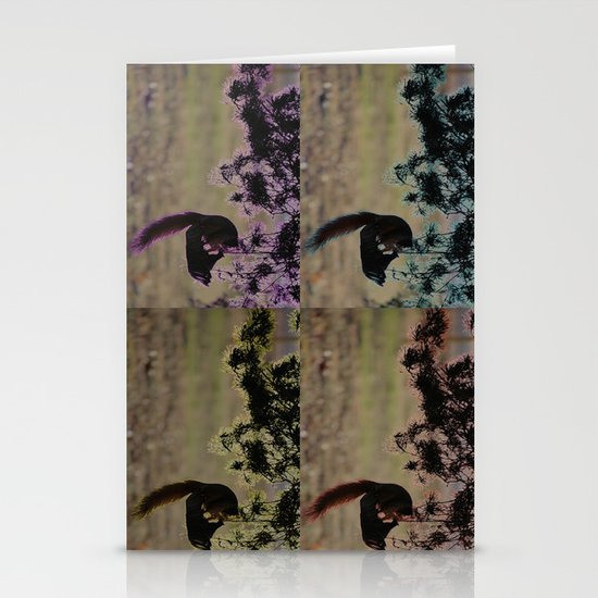 Greedy Squirrel II Stationery Cards