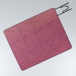raspberry red sunset sky architectural glass texture look Picnic Blanket