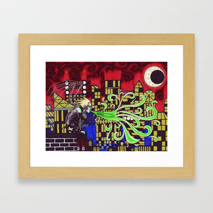 Bomber Framed Art Print