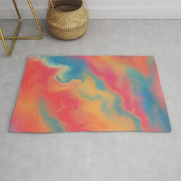 Neon clouds Rug
