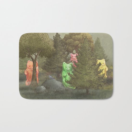 Wild Gummy Bears Bath Mat