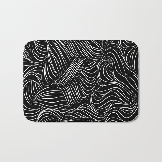 crazy lines Bath Mat