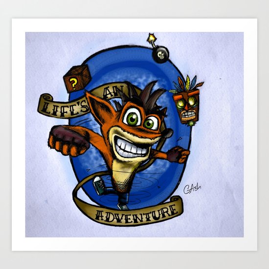 Life's an Adventure Art Print