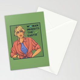 Woman Inherits the Earth Stationery Cards