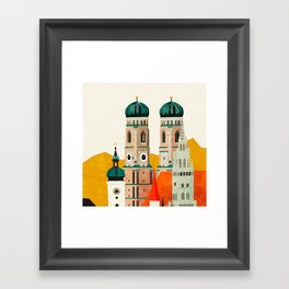 travel europe germany munich Framed Art Print