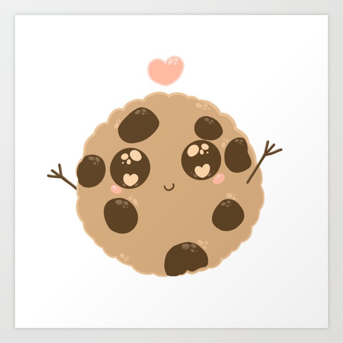 Happy Cookie Art Print