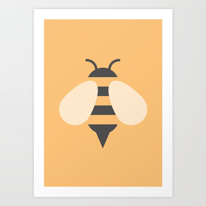 #81 Bee Art Print