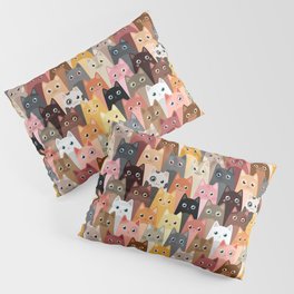 Cats Pattern Pillow Sham