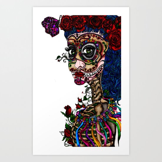 Day of the dead part 1 Art Print