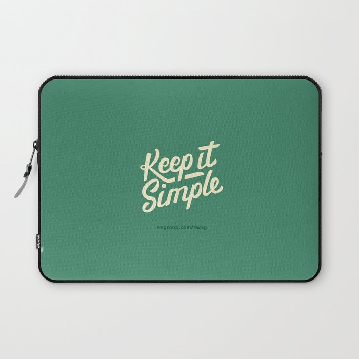 Keep It Simple Laptop Sleeve