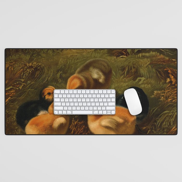 Baby Chicks Art Desk Mat