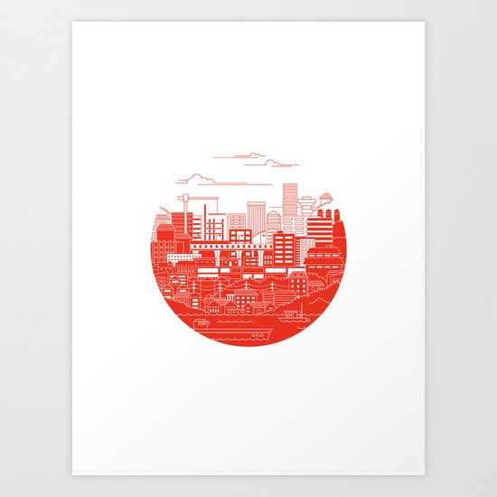 Rebuild Japan Art Print