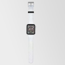 Blue white cloudy watercolor background Apple Watch Band