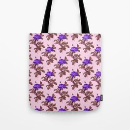 Purple Lavender Flower Tote Bag