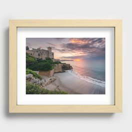 Tamarit Castle - Spain Recessed Framed Print