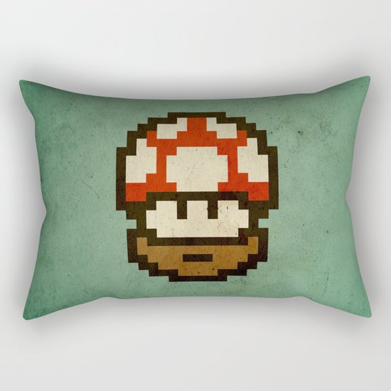 Bearded mushroom Rectangular Pillow