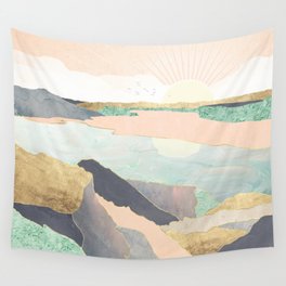 Sunrise Beach Wall Tapestry