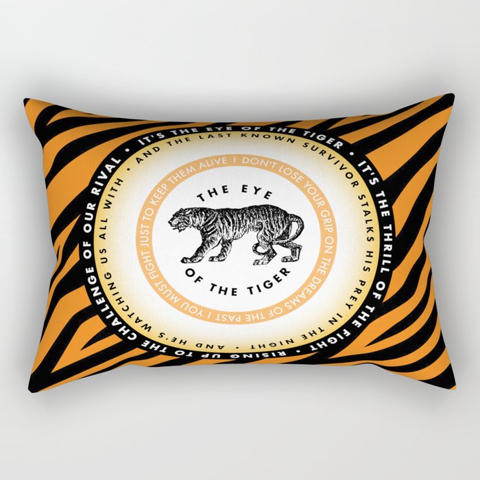 Eye of the Tiger Rectangular Pillow