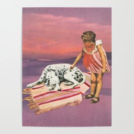 Napping Puppy Poster