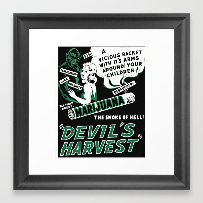Devil's Harvest Framed Art Print