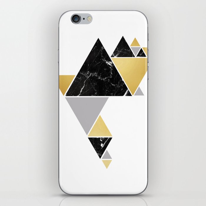 Black Triangle Party iPhone Skin
