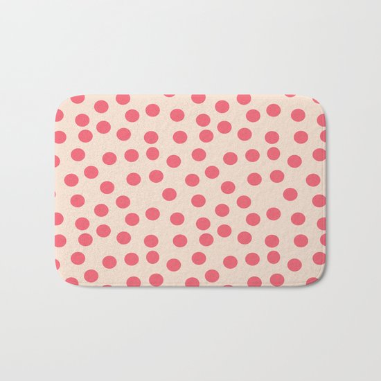 Pink dots Bath Mat