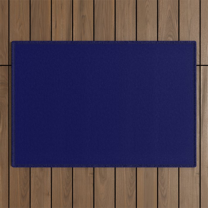 Night Blue Color Collection Outdoor Rug