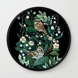 Lily of The Valley Wall Clock