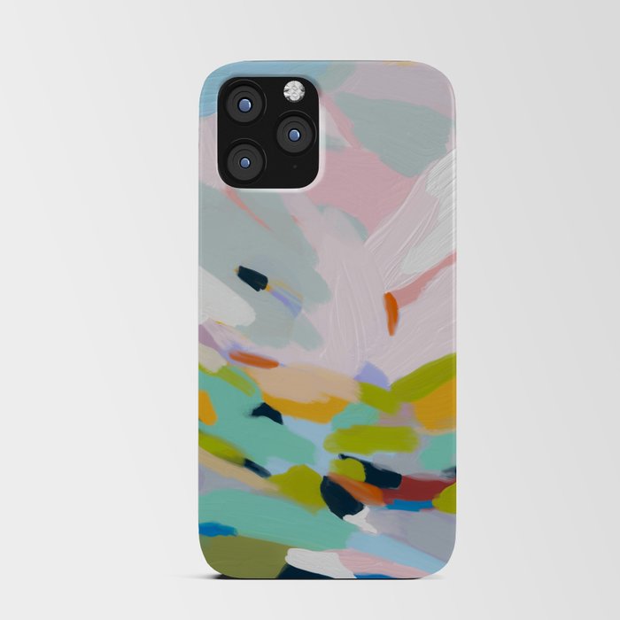 abstract summer hills iPhone Card Case