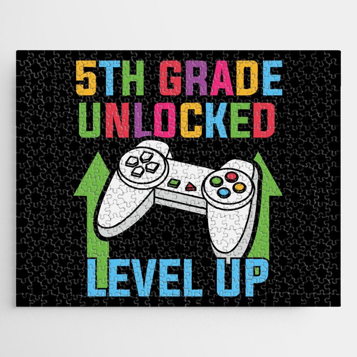 5th Grade Unlocked Level Up Jigsaw Puzzle