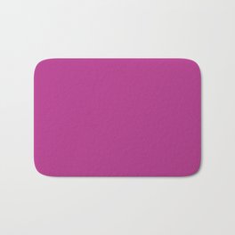 Fandango Purple Solid Color Popular Hues Patternless Shades of Purple Collection - Hex Value #B53389 Bath Mat | Mid Tone, Singlecolor, Graphicdesign, Allcolour, Middle, Solidspurple, Shadesofpurple, Colortrends, Purple, Color 