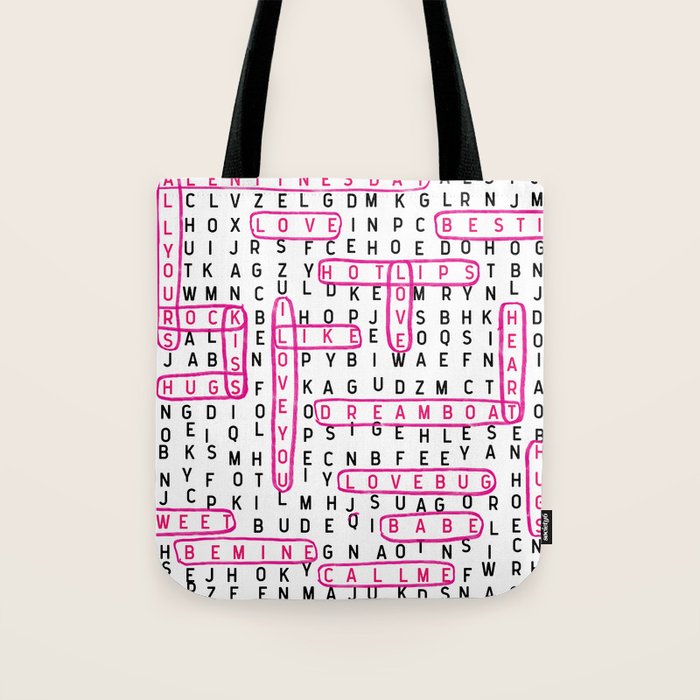 crossword word search valentines day love typography word ...
