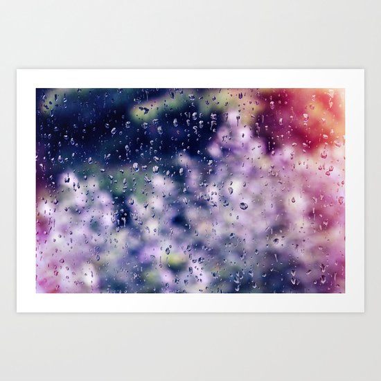 Droplets Art Print