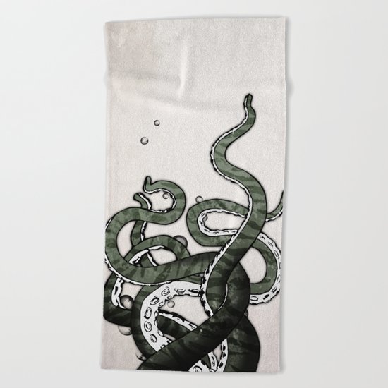 Octopus Tentacles Beach Towel