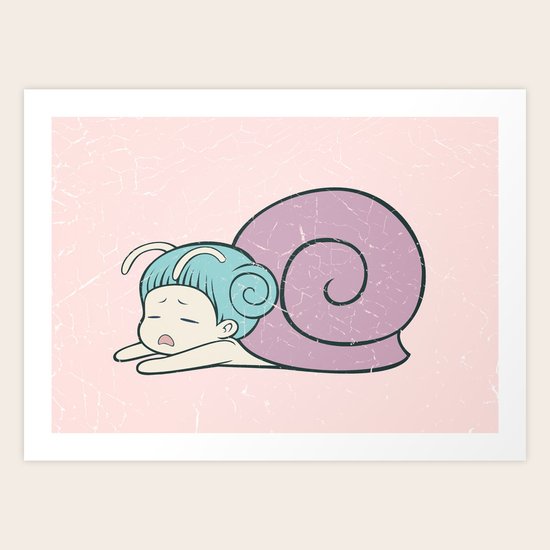 Laziness Art Print