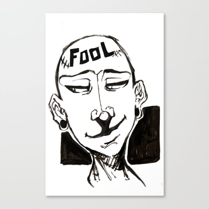 Fool  (Collection 01) Canvas Print