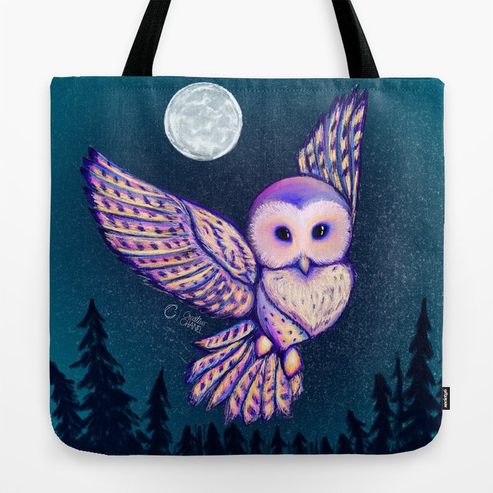 Midnight Owl 2021 Tote Bag by creative chanel