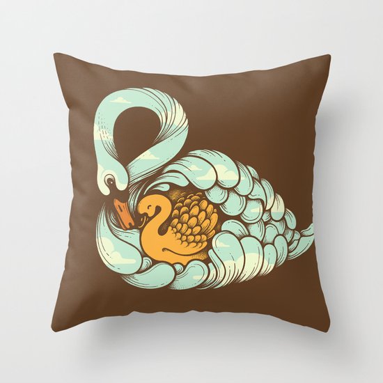 First Embrace Throw Pillow
