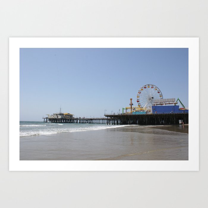 Santa Monica Pier Art Print