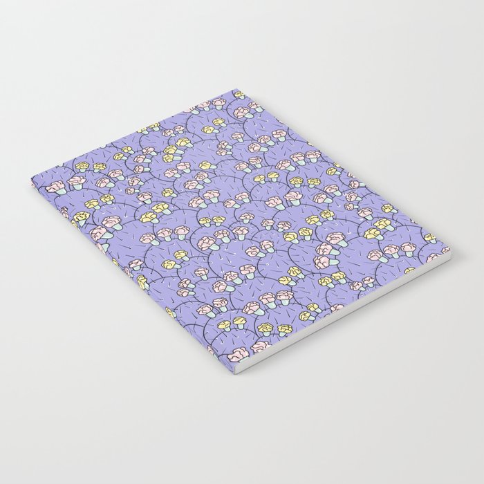 Lilac Cactus Garden Notebook