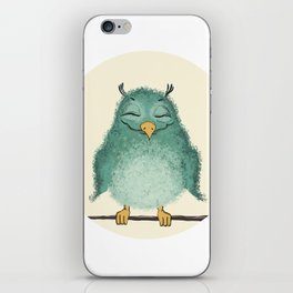 Fluffy owl iPhone Skin