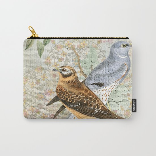 Vintage birds Carry-All Pouch